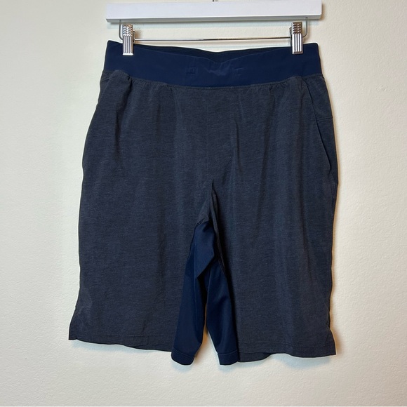 Lululemon Shorts Mens Small T.H.E The Linerless 9” Blue Gym Athletic Athleisure - Picture 1 of 9